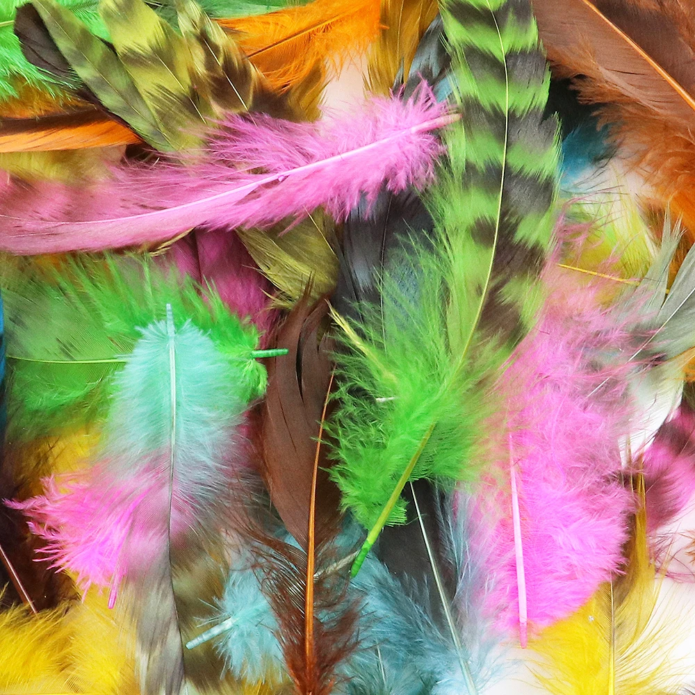

500/1000pcs Pretty Plumes Natural Rooster Feathers 10-15cm for Crafts pheasant Feather Jewelry Earring Plumas Decor Accessories