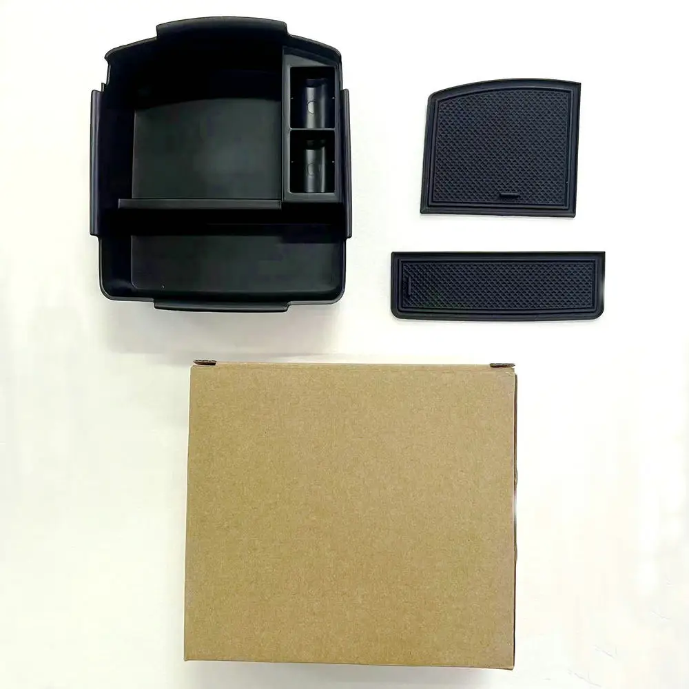 Auto Interior Storage Box For Kia Seltos 2020 2021 2023 2024 Car Middle Armrest Storage Box Organizer Tray Car Accessories