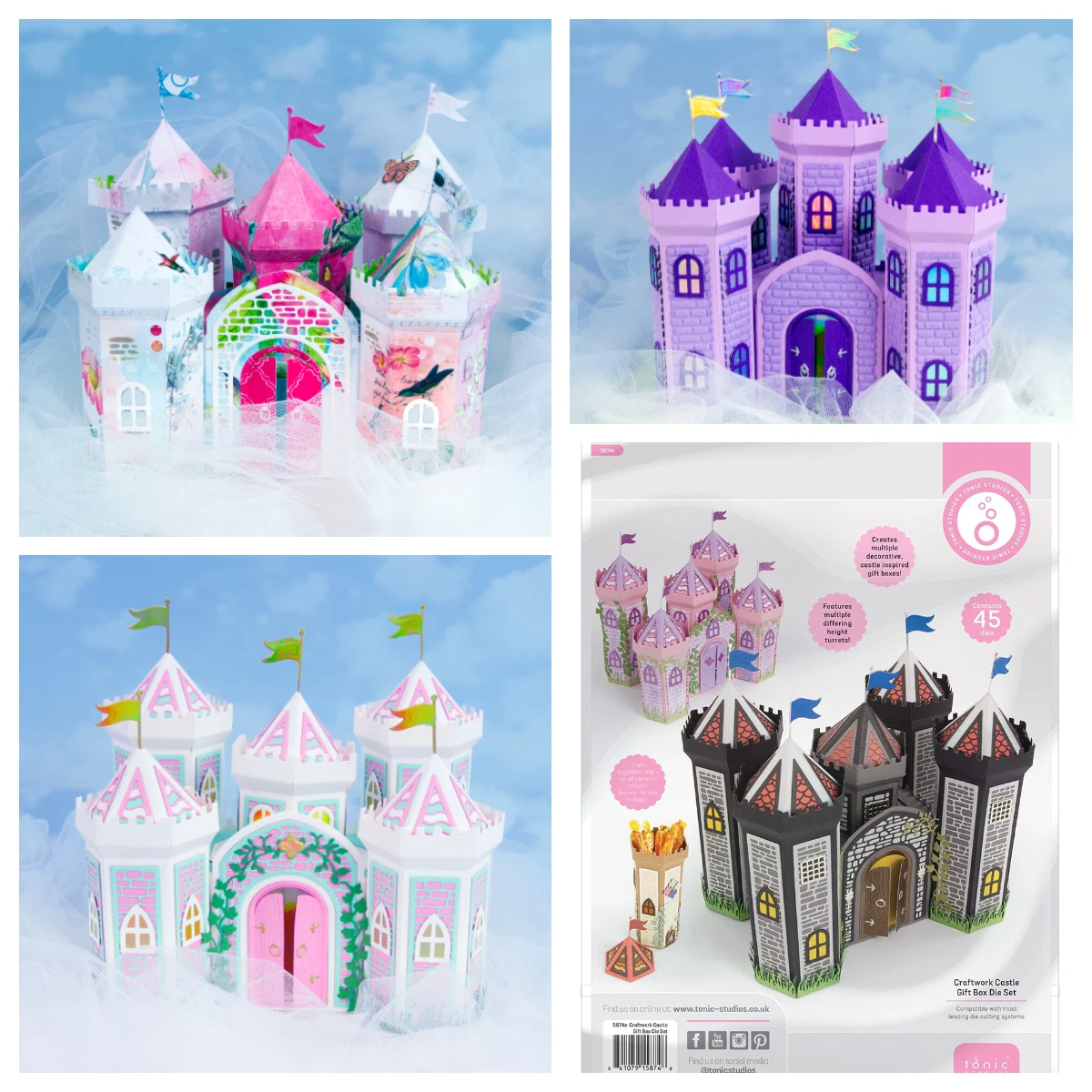 

Metal Cutting Dies Craftwork Castle Gift Box Die for DIY Scrapbooking Greeting Decoration Album Embossing Paper Card 2025 New
