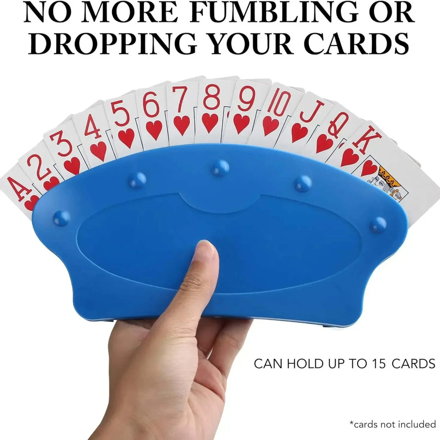 

4 Pack Holders for Playing Cards for Kids,Seniors Hands Free Cards for Family Card Game Nights, Canasta, Poker Parties