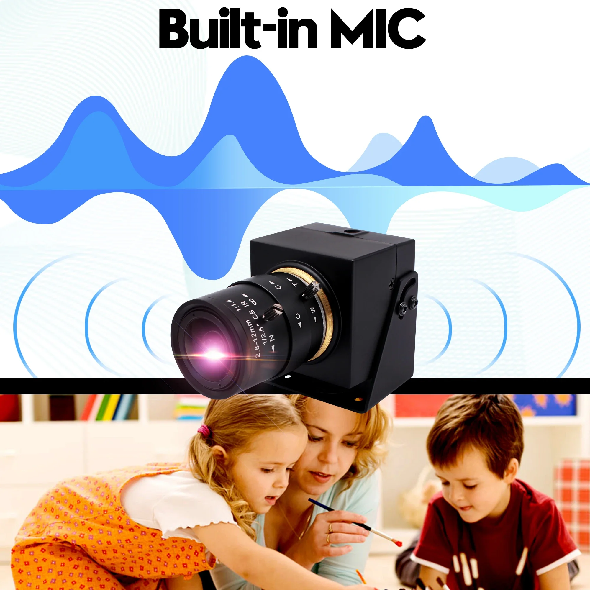 Best Seller Built-in Microphone Video Conference Camera Manual Focus 8MP IMX317 Color Sensor 2160p 1080P 30fps 4K USB Zoom Webca