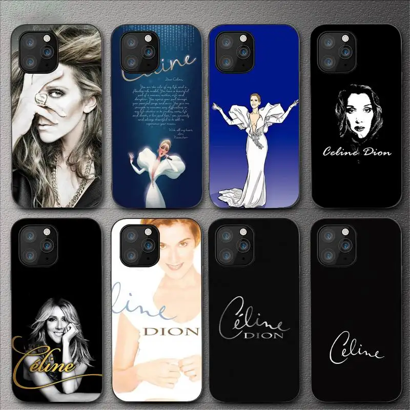 Чехол для телефона Celine Dion Singer для iPhone 11 12 Mini 13 14 Pro XS Max X 8 7 6s Plus 5 SE XR