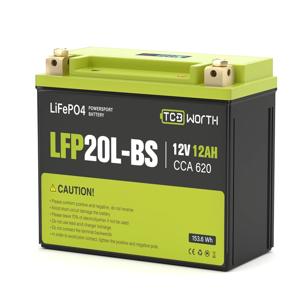 20L-BS 12V 12Ah Motorrad LiFePO4 Batterie CCA620 Lithium-Eisenphosphat Batterie mit BMS für ATV UTV Roller Schneemobil – Detail 1