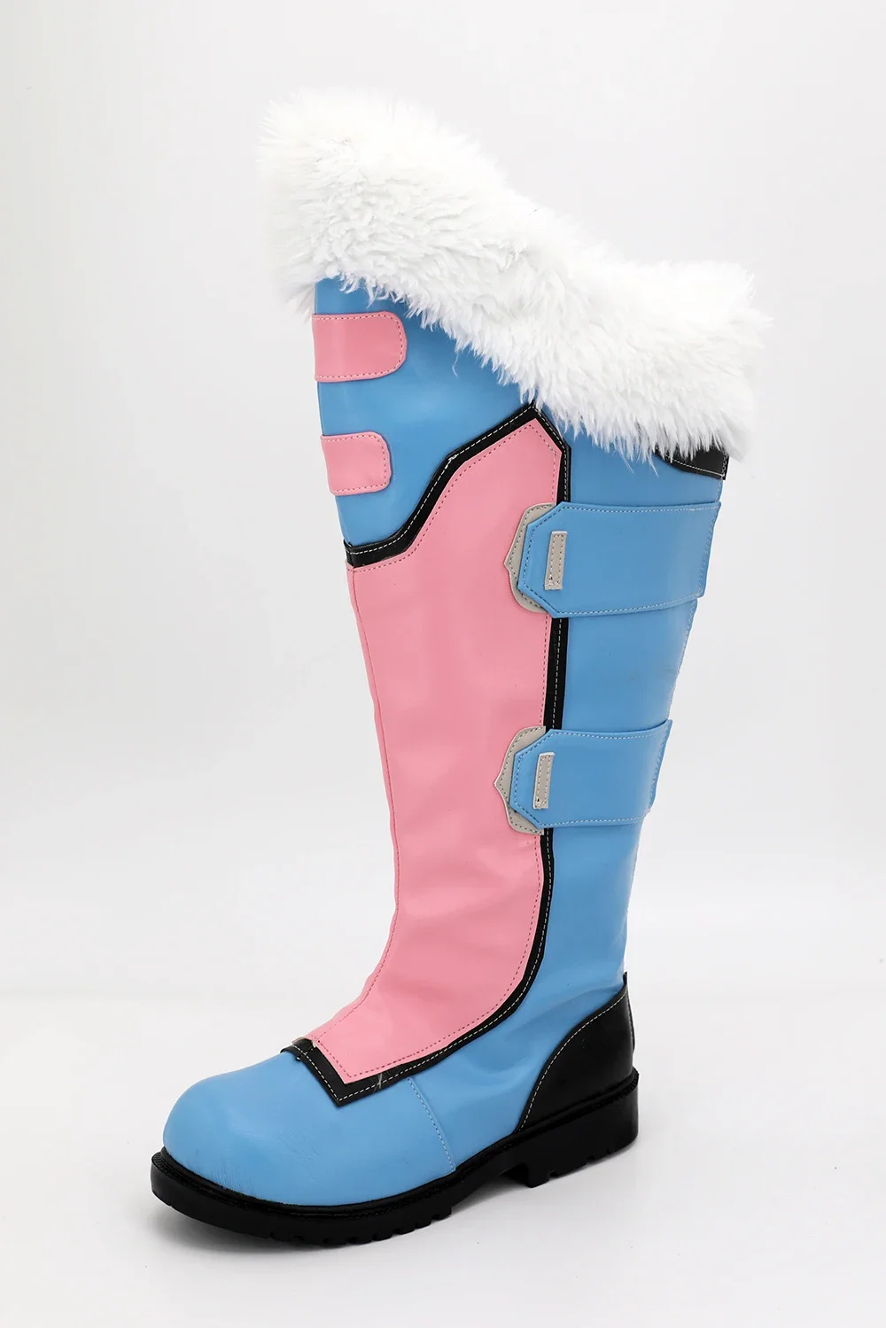 OW Mei różowe buty gra Cosplay OW Mei buty Cosplay różowe niebieskie buty wykonane na zamówienie w dowolnym rozmiarze