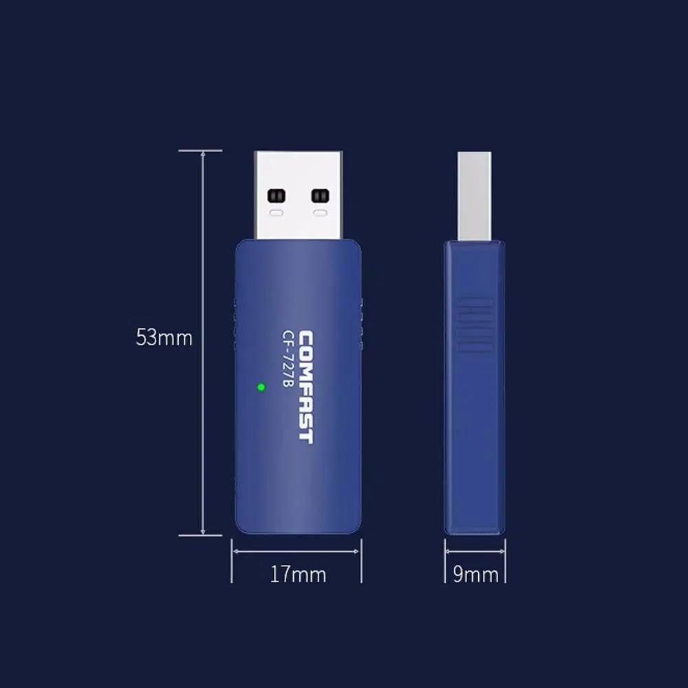 Bluetooth 4.2 Antenna WiFi Receiver Wireless CF-727B PC Wireless Receiver Bluetooth Wifi Adapter USB Network Card LAN Card