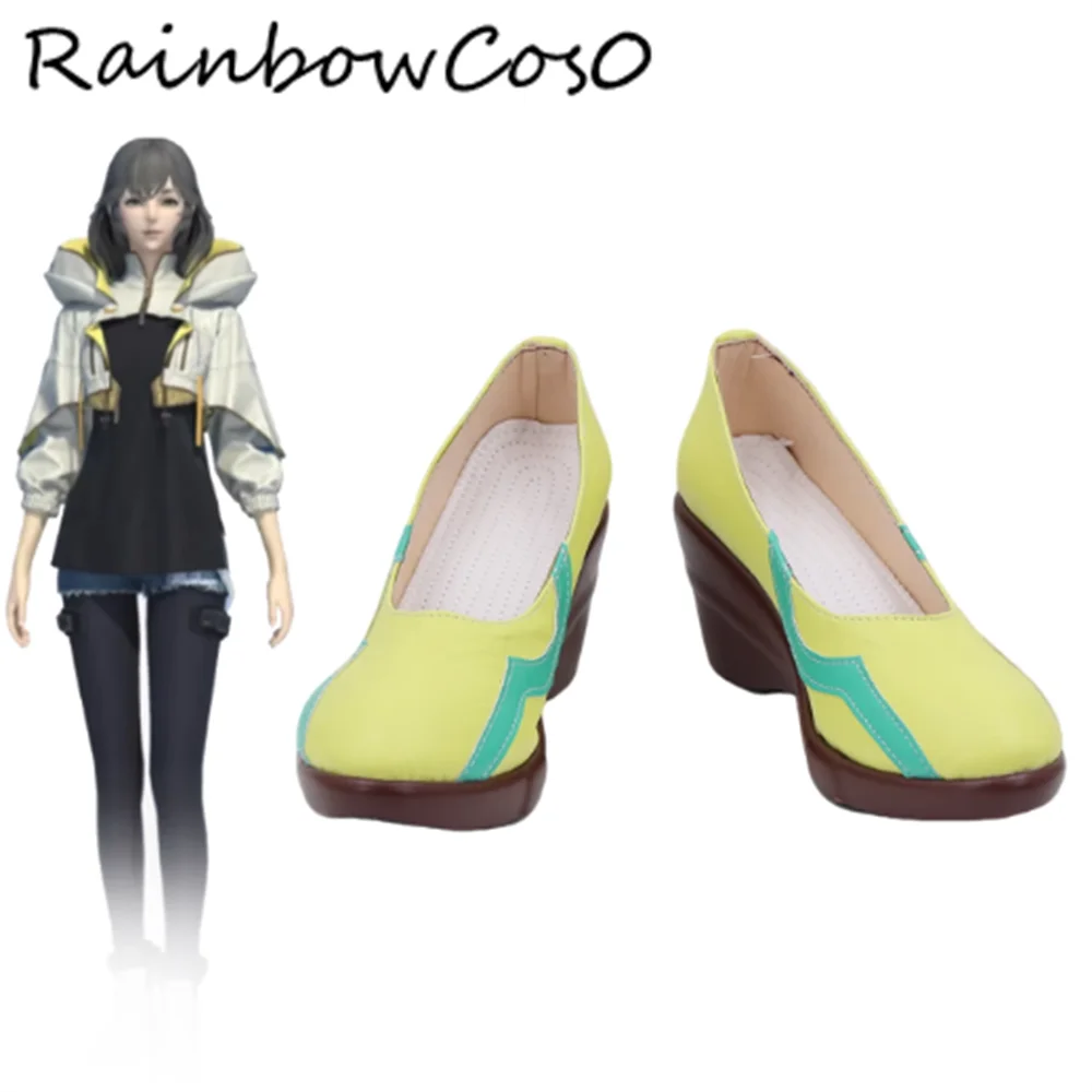 

Сфена Final Fantasy XIV Обувь для косплея Сапоги Игра Аниме Вечеринка Хэллоуин RainbowCos0 W5090