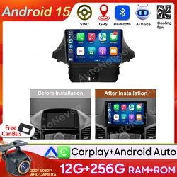 Android 14 Car Radio Carplay For Chevrolet Orlando 2010-2018 GPS Navigation Multimedia Player 4G Stereo Android Auto No 2din DVD