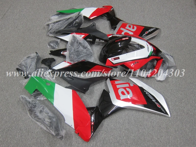 New ABS Motorcycle Fairings Kit Fit For Aprilia RSV4 1000 2009 2010 2011 2012 2013 2014 09 10 11 12 13 14 Bodywork Set Red Green