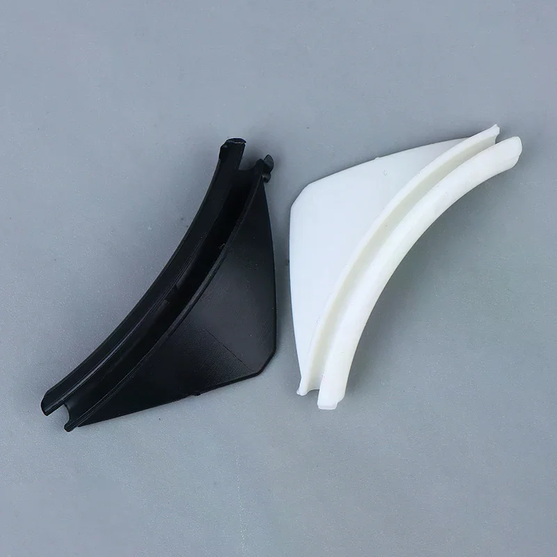 Grattoir en plastique pour chemin de chargement à ressort, 10 pièces, pour distributeurs automatiques de collations, produit en spirale, poussoir à ressort en plastique noir/blanc