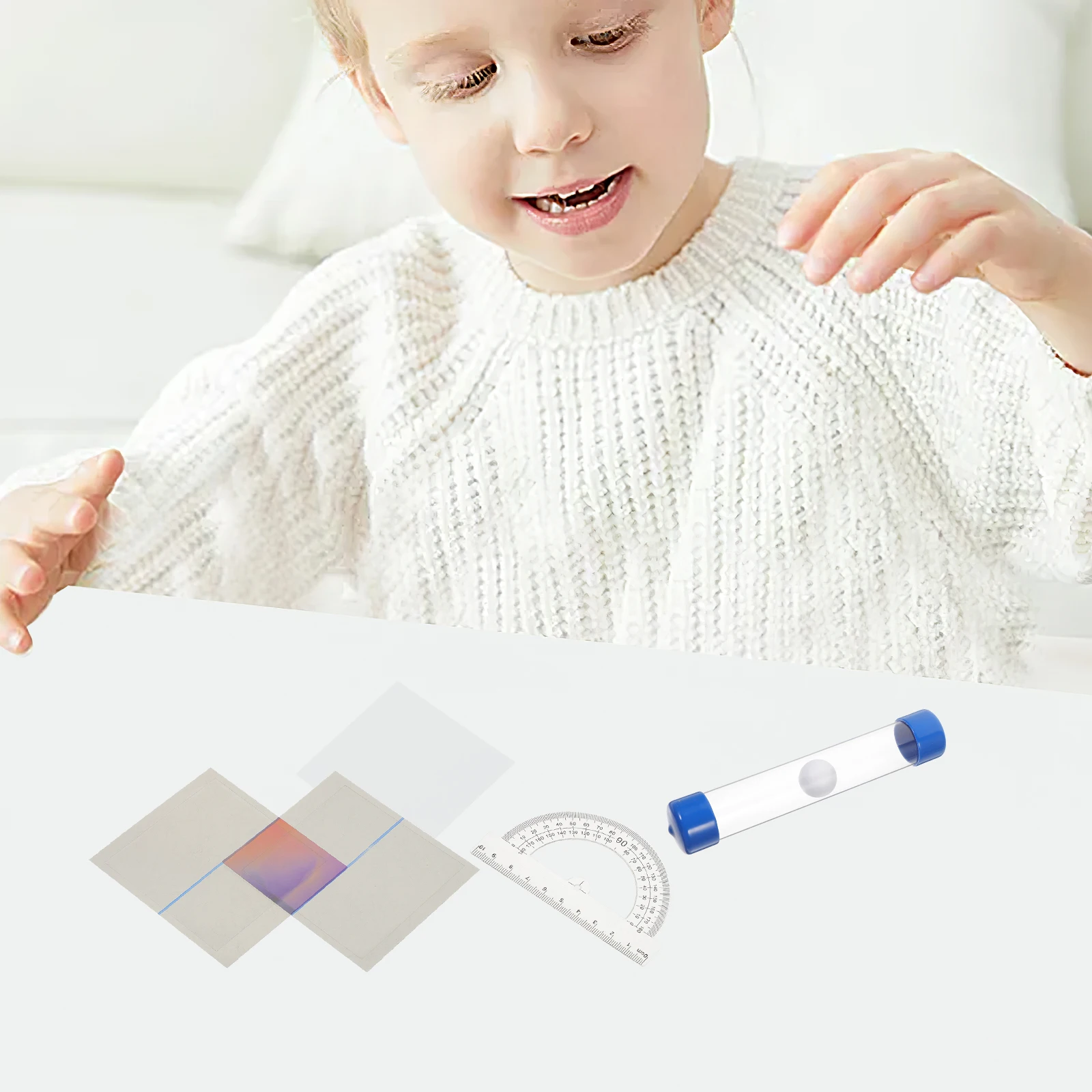 

1pc Science Experiment Plaything Diy Educational For Kids Through The Wall Learning Stem Kit Manual Skill Building Scientific