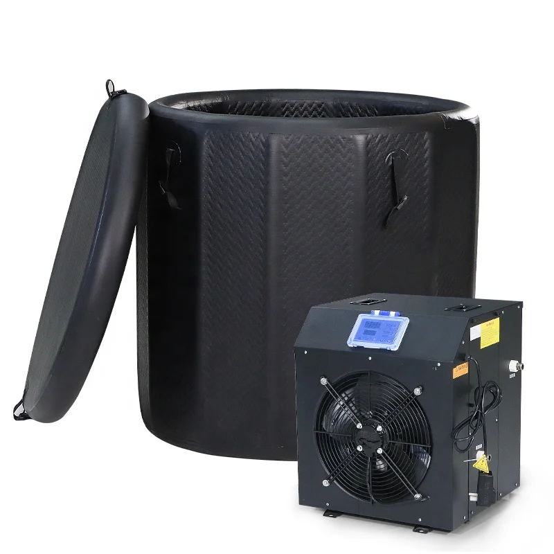 750W 300L Capacity Cold Plunge Pool Water Chiller Cool Down to 40F Ice Bath Cooling Machine