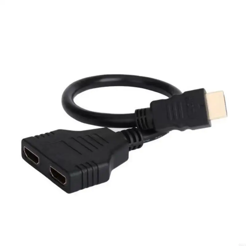 Splitter HDTV 1 a 2 Salida para monitores dobles 1 en 2 out 1080p Soporte video