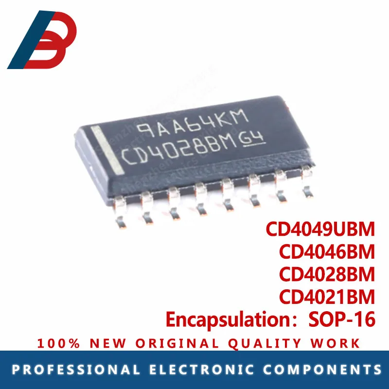 10PC cd4021bm cd4028bm cd4046bm cd4049ubm cd4021 28 CD4046 cd4049bm sop-16 IC