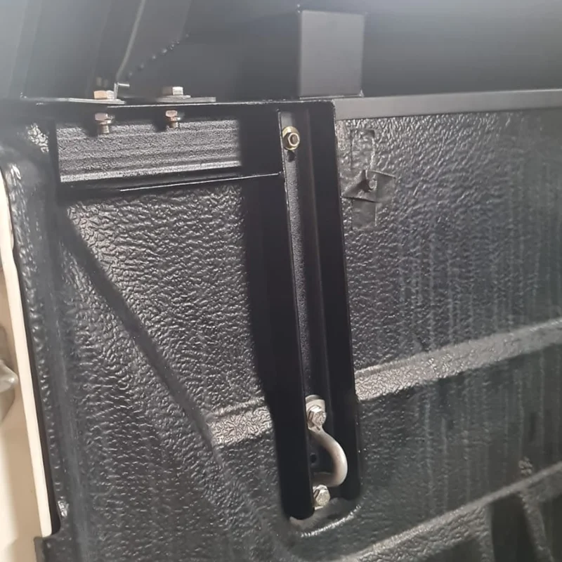 الطرق الوعرة شاحنة بيك اب المظلة غطاء السرير ل تويوتا هايلكس ريفو SR 2017 الألومنيوم عودة يغطي المظلة الصلبة #5