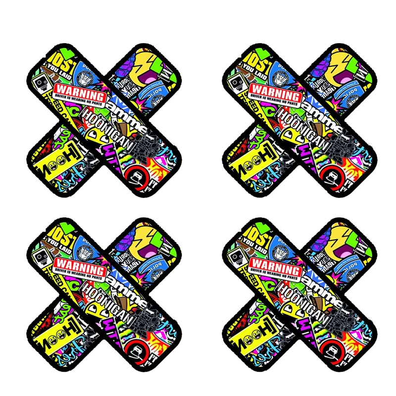 Hot Sale Creative PLASTER STICKER Colour Car Sticker Vinyl Car Styling Scratches PVC Motorcycle Off-road Laptop Trunk Guitar