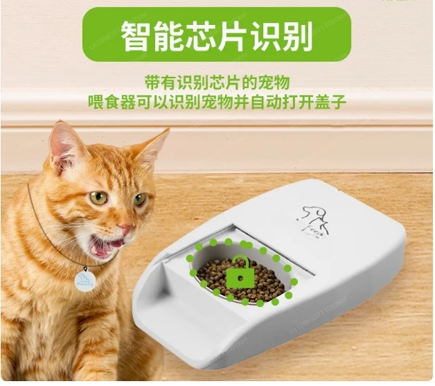 Intelligent Pet Feeder Cat Dog Microchip Sence Feeder Pet Animal