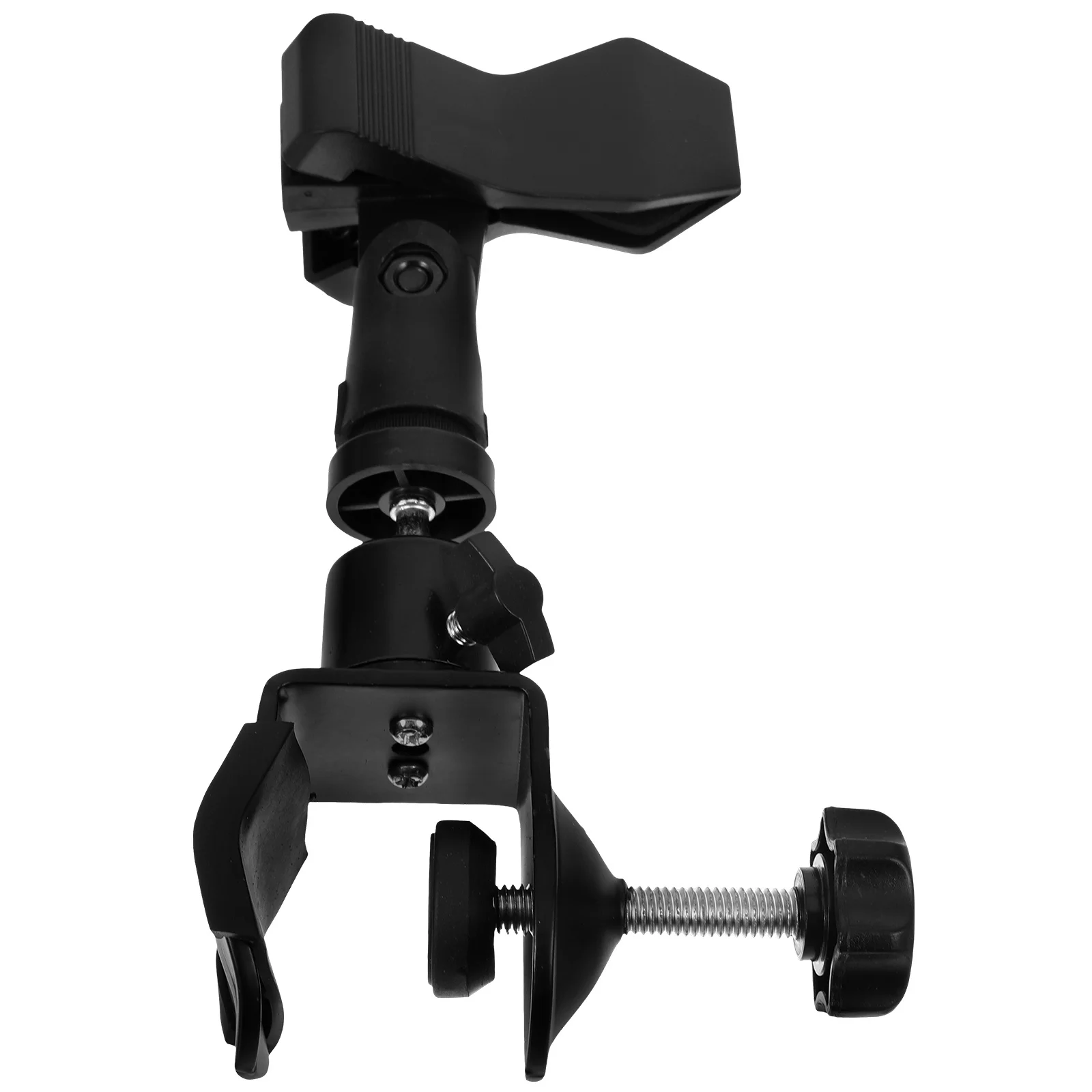 1Set Sax Microphone Mount Clamp Spring Mic Holder Durable Secure Grip for Microphone Stand Use Mic Holder Camera Monitor Mount