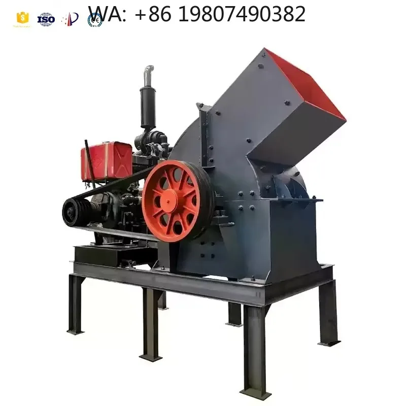 

High Capacity Portable Hammer Stone Crusher, AC Motor Engine Dual Drive Mining Equipment, Max 100t/h Output Industrial Crushing