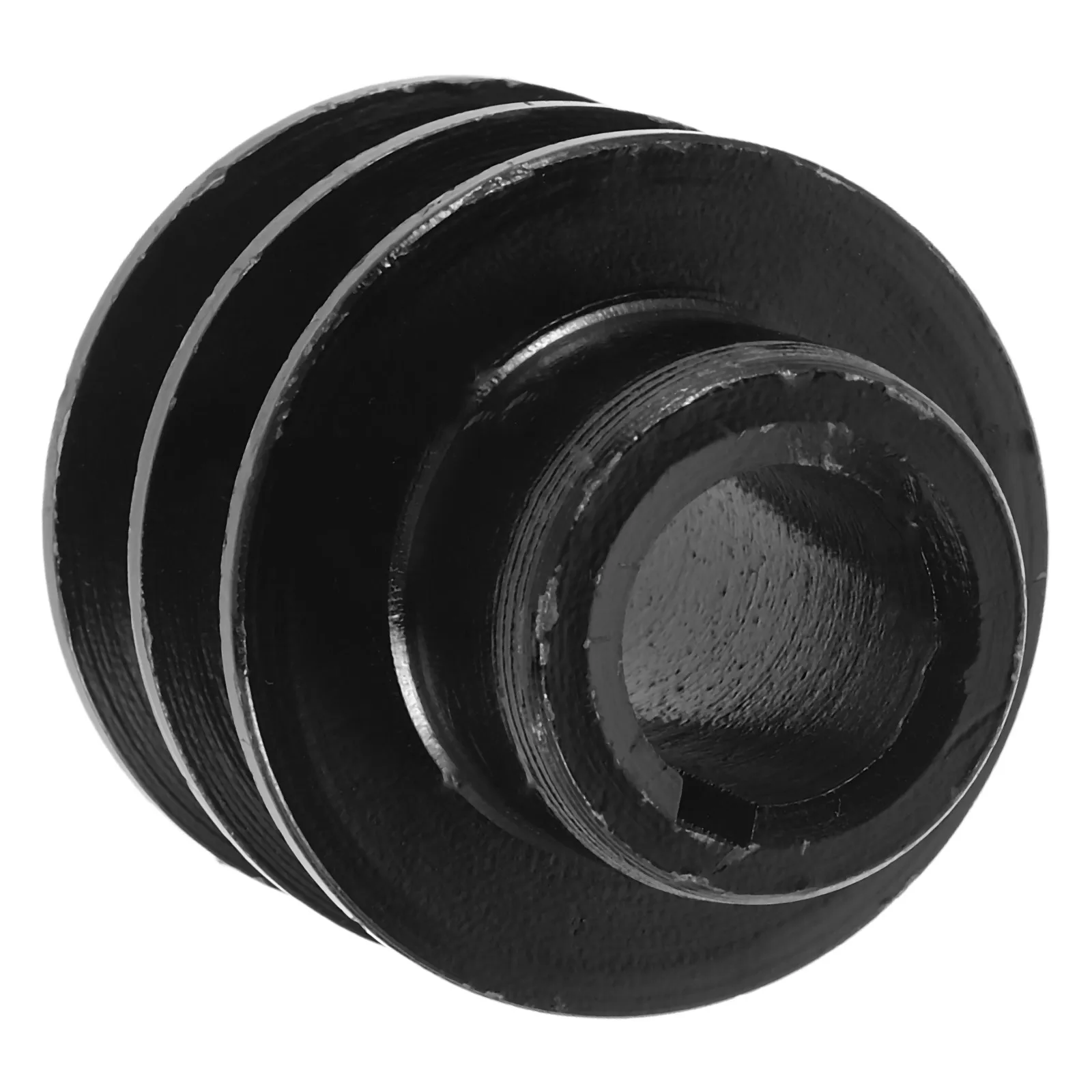 

Double Slot Replacement Cast Iron Belt Fixed Hole Small Mechanical Belt Durable Wheel For Transmission System Rope Replacement