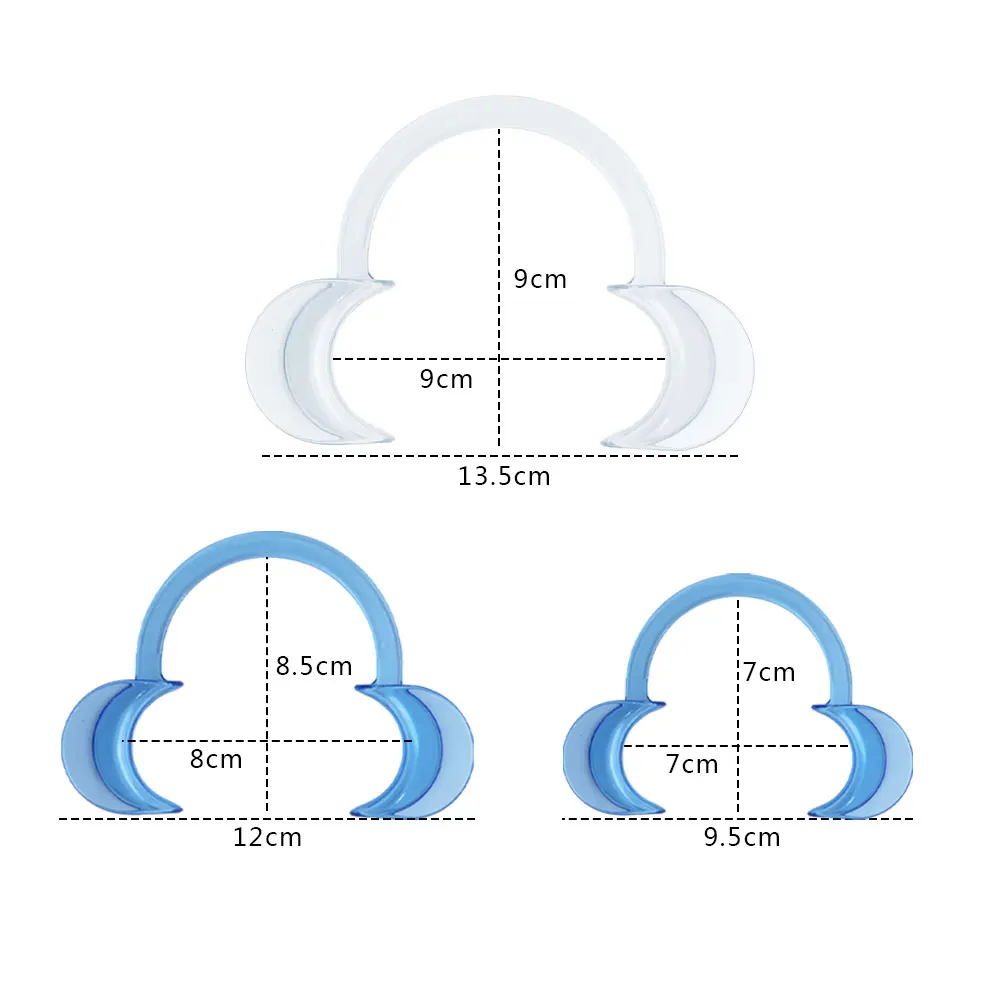 歯のホワイトニング用のc字型マウスオープナー、ググデンタルチーク、チーク開創器、歯科矯正ツール
