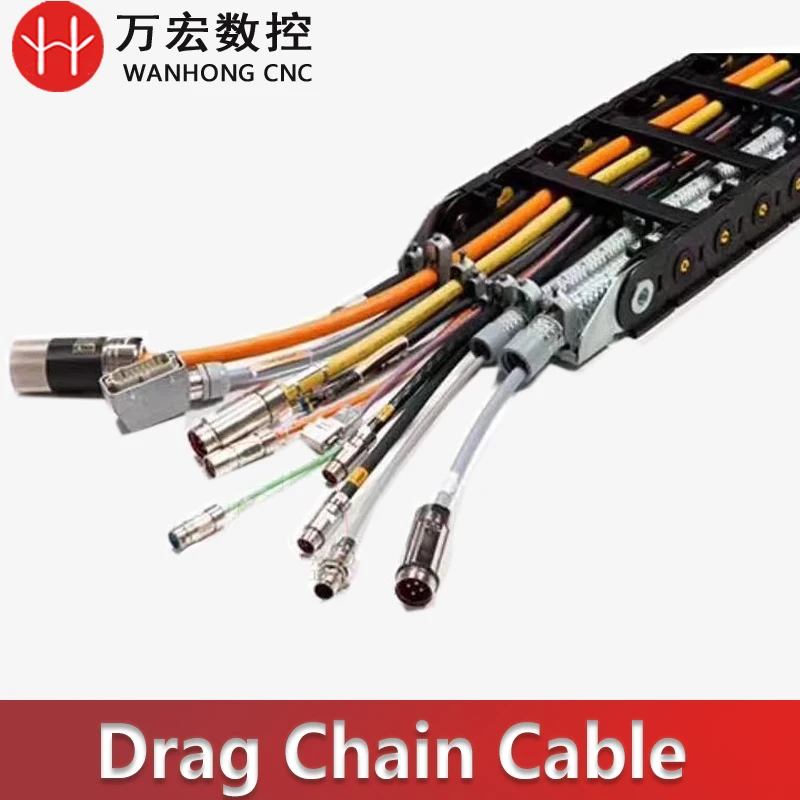 

Engraving machine Pure copper Wire 3 core 4 core extension cable line for drag chain