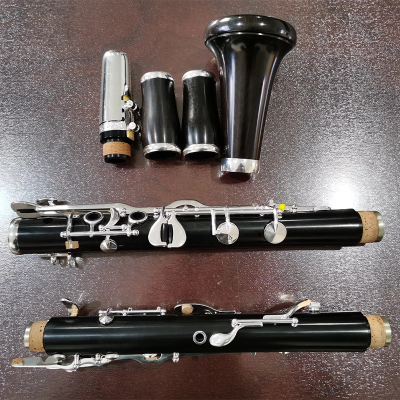 ANMUTIG Oehler System G Tune Clarinet Ebony Clarinet Silver Plated 18 Keys