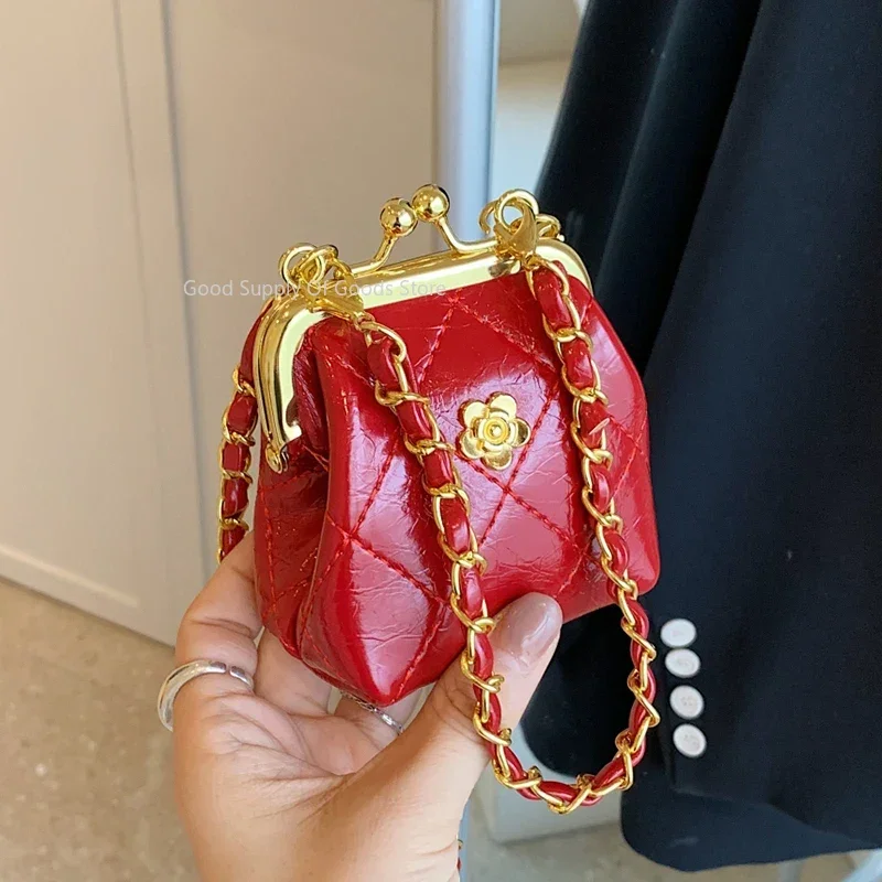 

Super Mini Crossbody Bags For Women Designer Bag Luxury Chain Shoulder Coin Mini Purse Cute Clip Lipstick Bag Lady Cute Hobo Bag