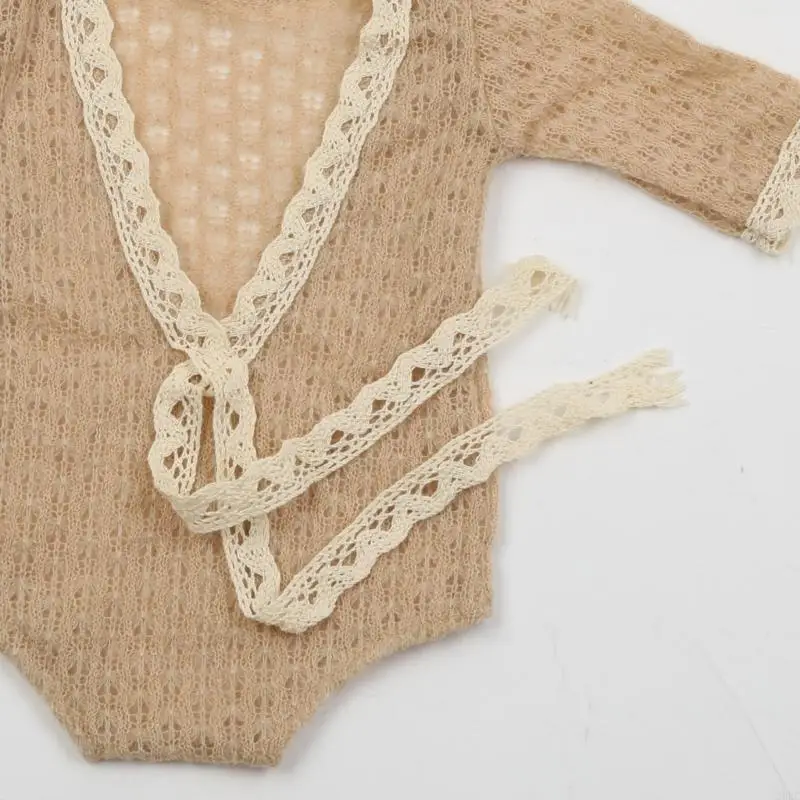 28EC 赤ちゃんの写真撮影小道具コスチュームセット帽子ボディスーツ写真小道具 2 個新生児の Photostudio 小道具ピリング耐性ユニセックス