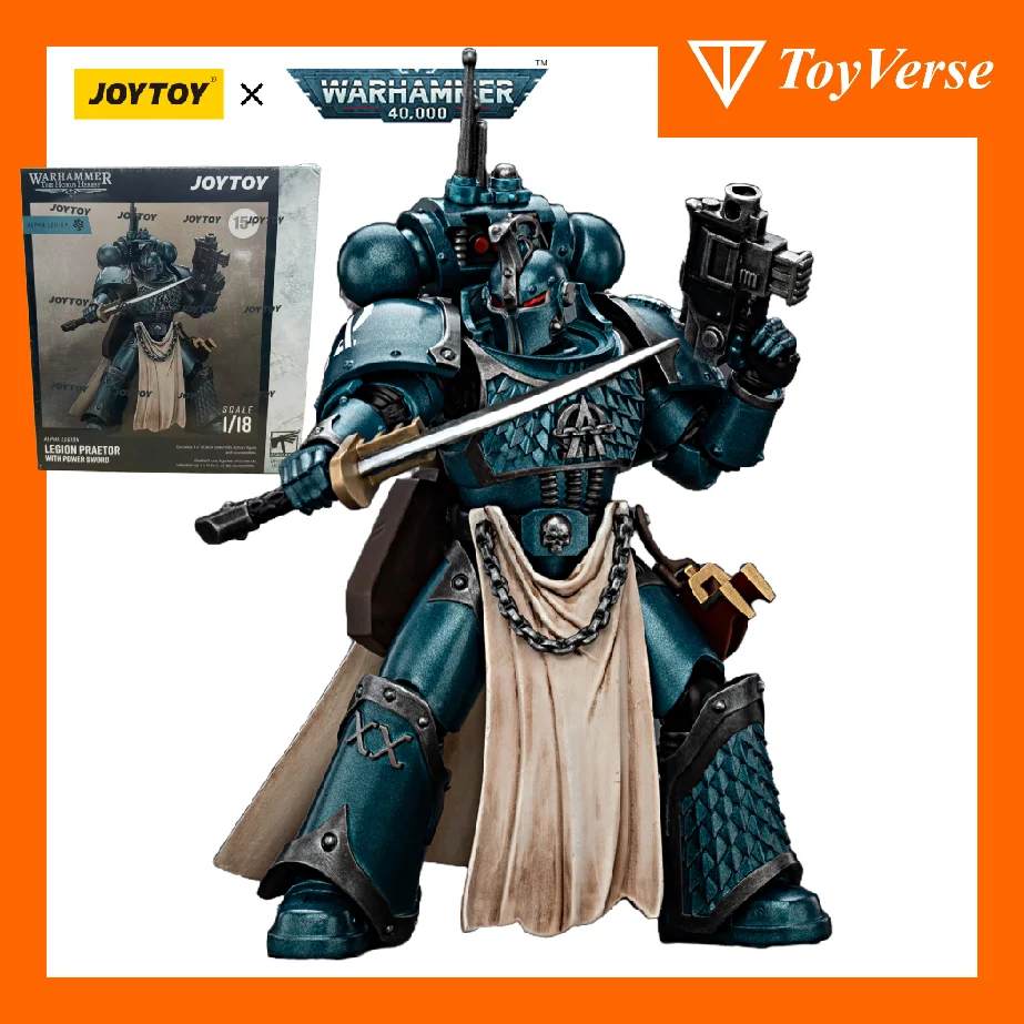 

[Ready Stock] JOYTOY 1/18 Warhammer 30K Alpha Legion Praetor w/ Power Sword Collectible Figure
