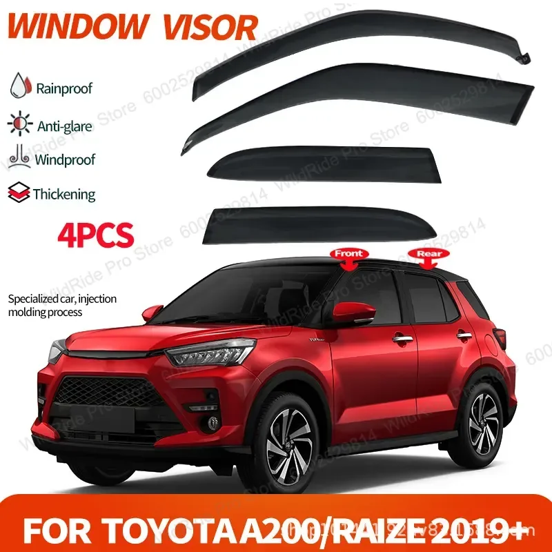 Suitable for Toyota Raize GR 2019 to 2023 Car Rain Block Window Auto Parts Cross Border Hot Sale