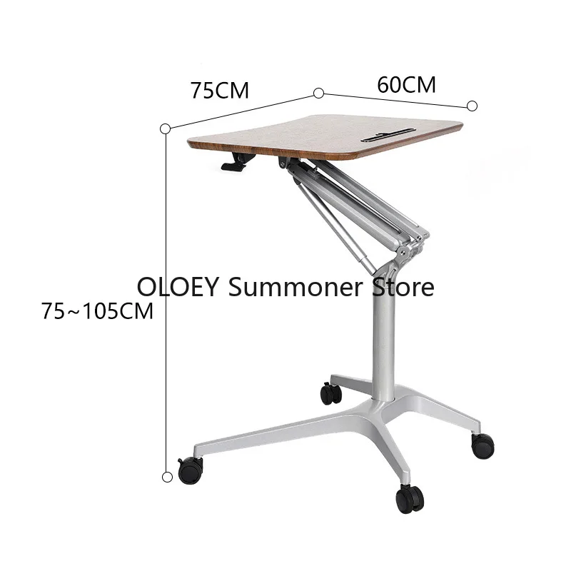 Tavolo di sollevamento pneumatico in piedi Sala conferenze minimalista Tavolo da podio Divano Comodino Scrivania mobile Escritorio 상 Mesa Furniture