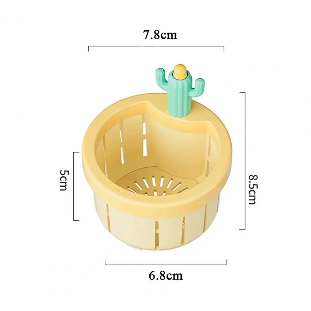 Cactus Kitchen Sink Drain Strainer Reusable Self-Cleaning Drain Cover Kitchen Sink Protector Drain Basket Cactus Sink Filter