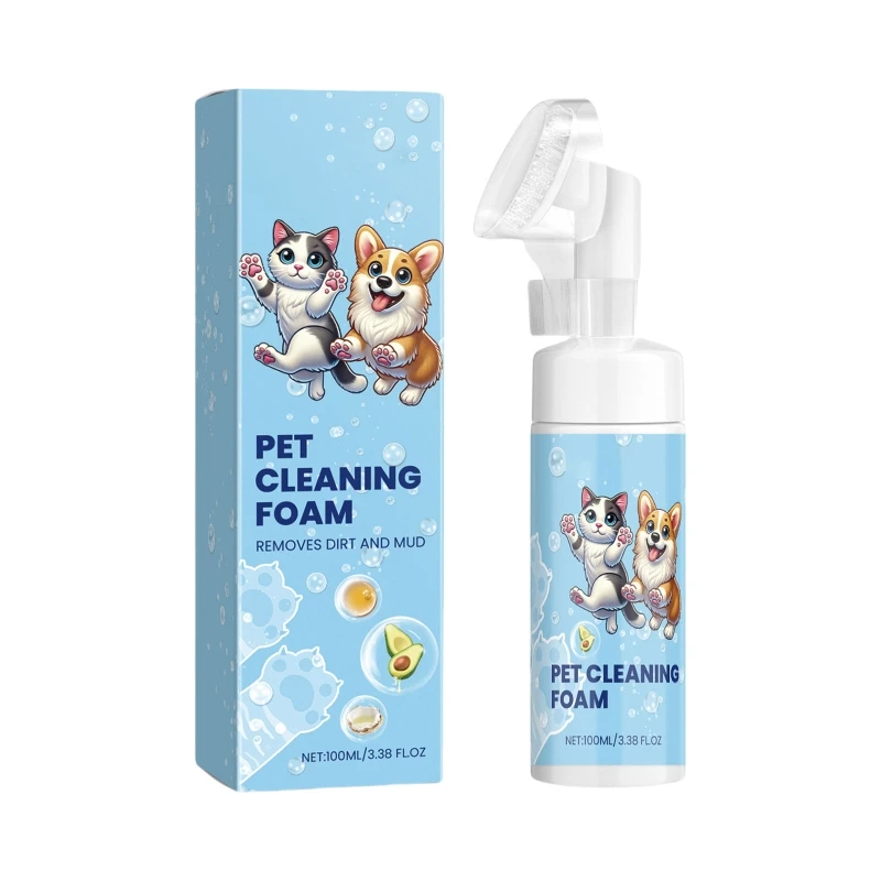 Natural Extracts Pet Paws Foam Cleanser Soothing Foam Foot Wash Cleaner for Dog