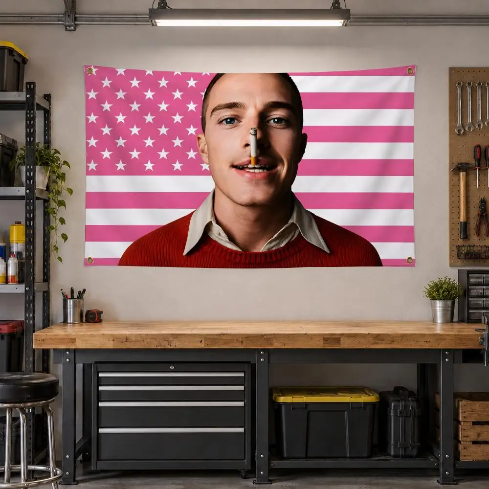 Actor Drew Starkey Outer Banks Fans Flags Personalized Banner Flag Room Dorm Camping Picnic Garage Bar Outdoor Wall Decor