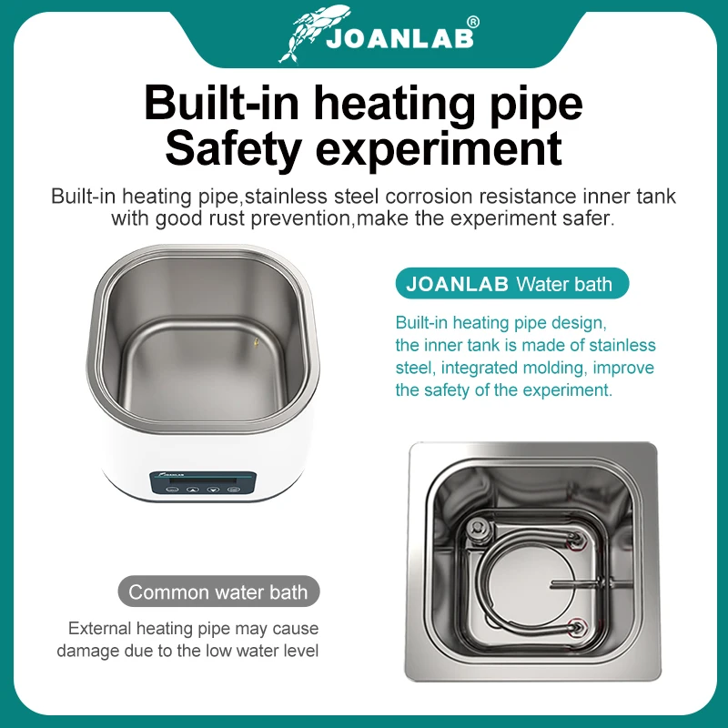 JOANLAB Water Bath With Magnetic Stirrer Digital Display Thermostatic Heat Collection Magnetic Stirrer Laboratory WBS-6Pro