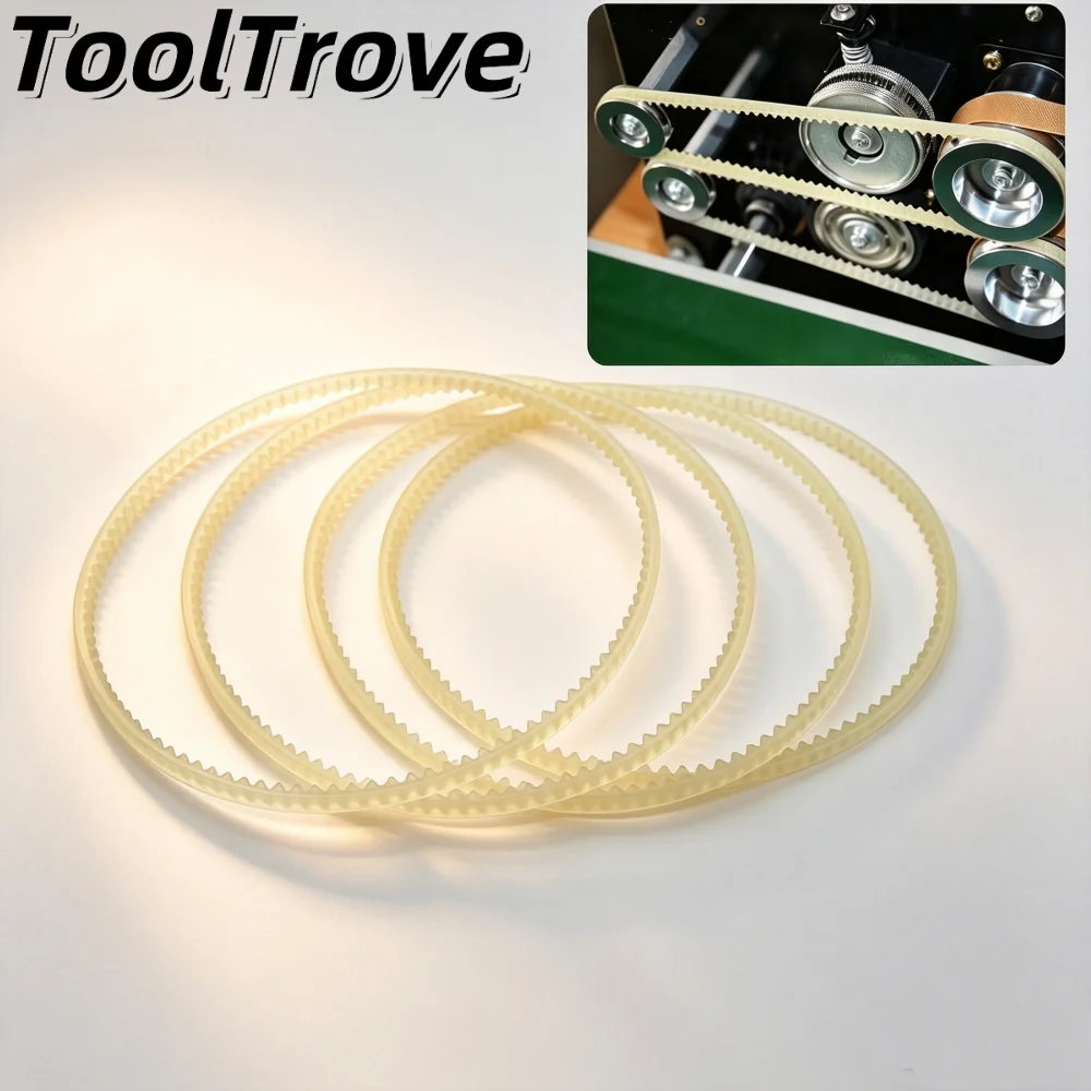 Transmission Toothed Belt, Rubber Triangular Guide Belt Replacement Parts for FR770/900/980 Automatic Sealing Machine