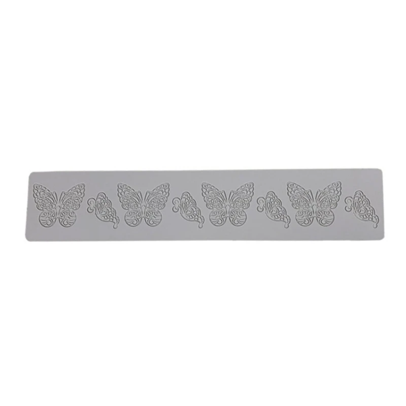 Professional Silicone Mold Butterfly Lace Fondant Mat Hollow Out Embossing Mat Drop Shipping