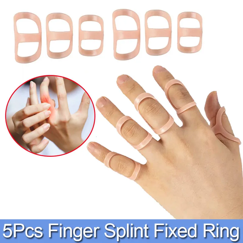 

5Pcs Plastic Finger Fracture Splint ArthritisCorrector Joint Finger Brace Correction Medical Finger Support Protector