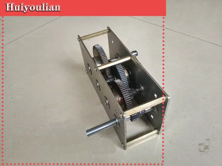 Hand Speed Increase Gearbox Double Output Shaft Reduction Gear Transmission Gearbox Hydraulic Generator Can Be Customized