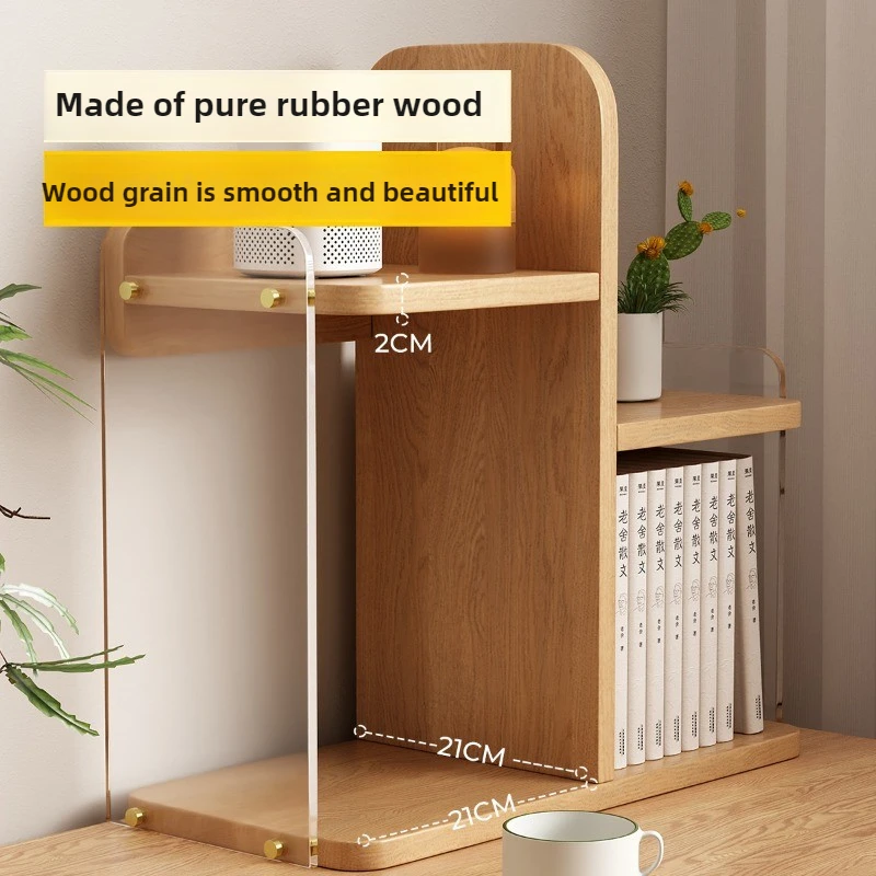 Simple Modern Computer Desktop Storage Furniture Bookcases Multi-layer Bookshelf for Children Student Dormitory Book Storage