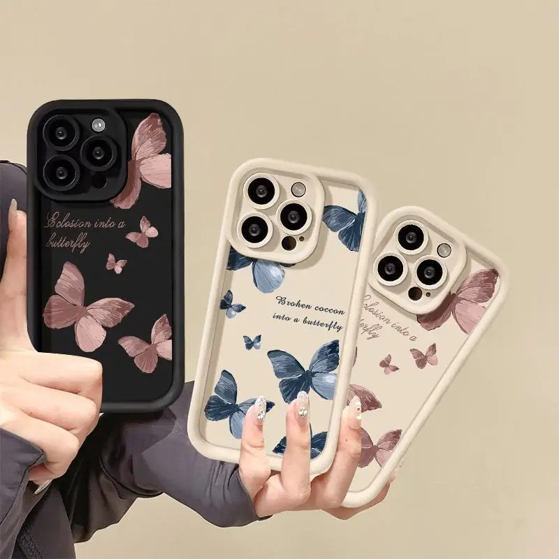 Butterfly Case for Infinix Note 30 GT 10 Pro Hot 40 30i 30 20 10 Play 40i Zero 30 Tecno Camon 20 Spark 10 20C Smart 8 7 Cover
