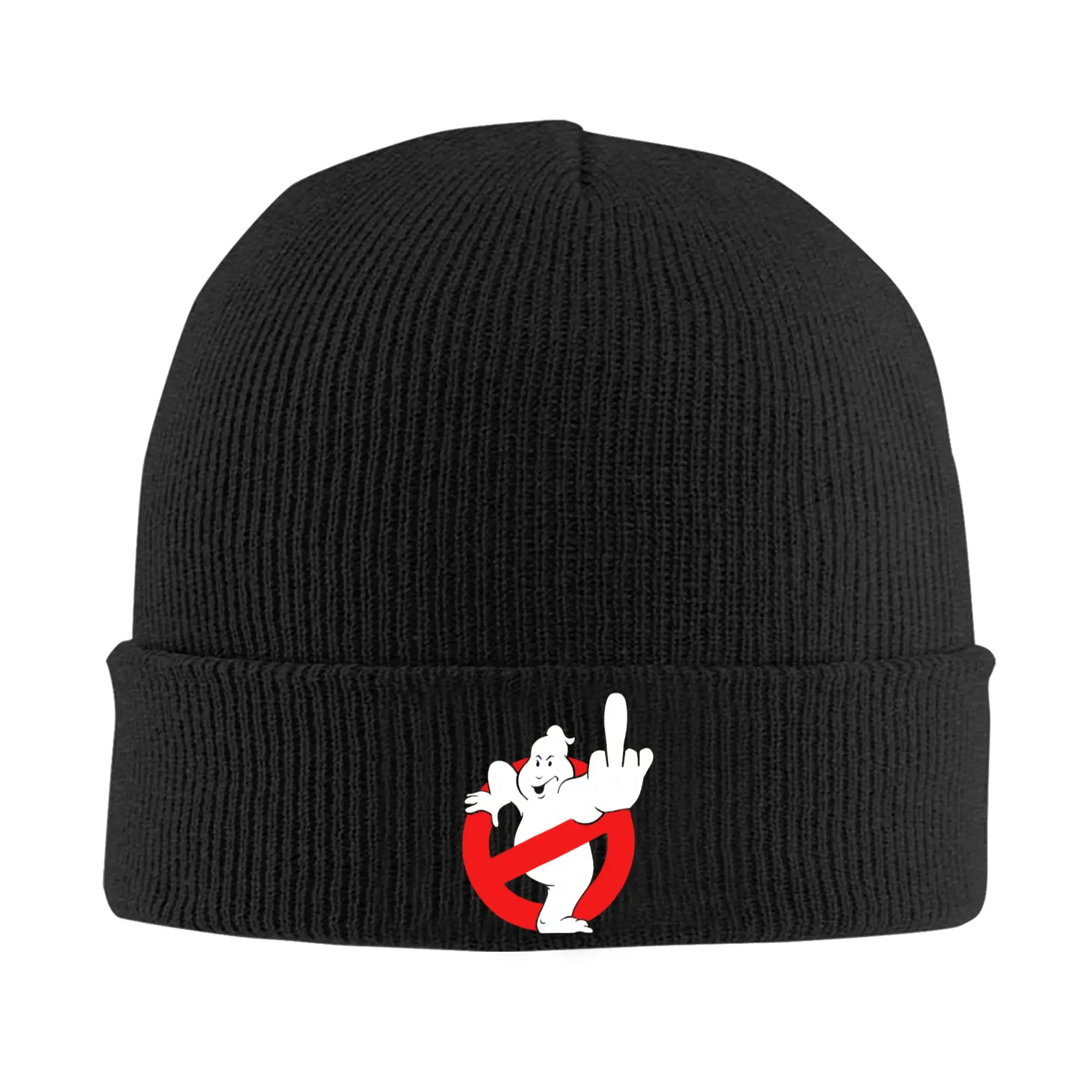 Custom Ghosts Movie Beanie Cap Unisex Winter Warm Bonnet Homme Knit Hat Street Ski Busters Film Halloween Skullies Beanies Hats