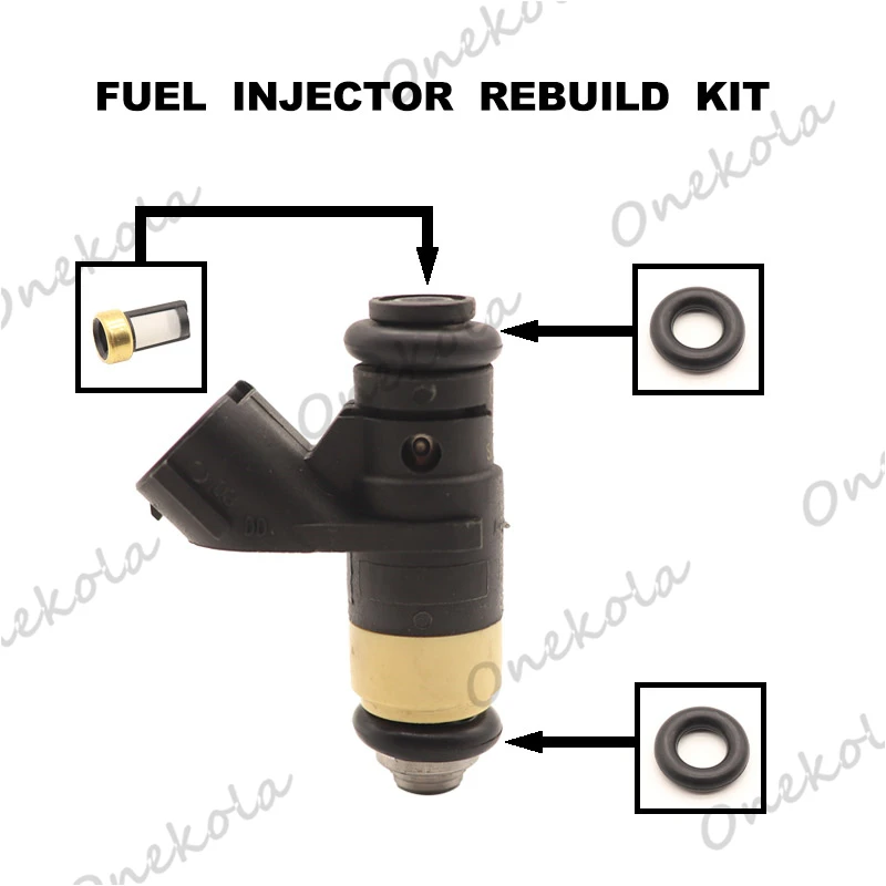 

Fuel Injector repair kit Orings Filters for Volkswagen Polo Seat Ibiza 1.4L 02-07 Skoda Fabia 036906031M