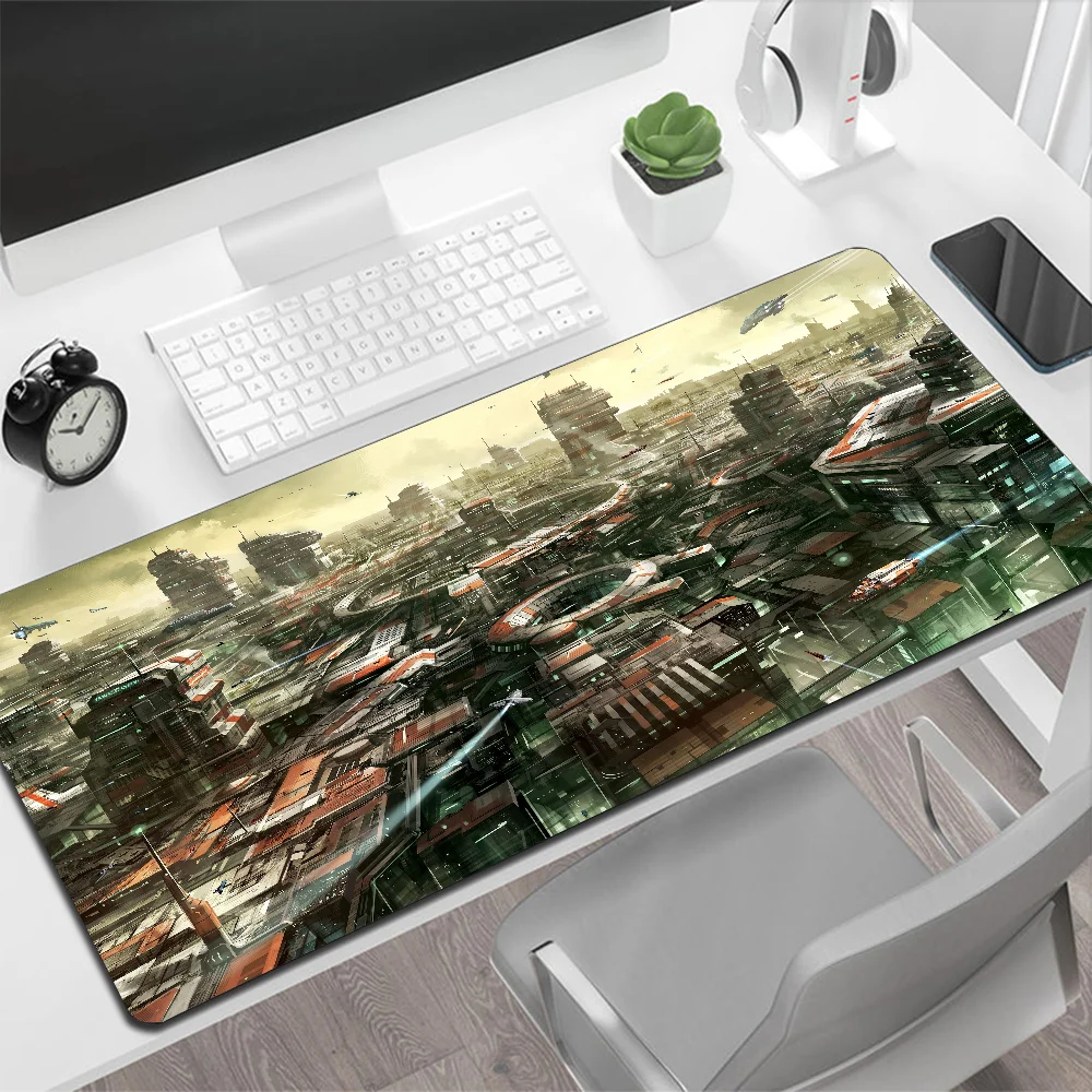 Star Citizen Large Mouse Pad Gaming Mouse Pad PC Gamer Computer Mouse Mat Big Mousepad XXL Carpet Keyboard Desk Mat Mause Pad