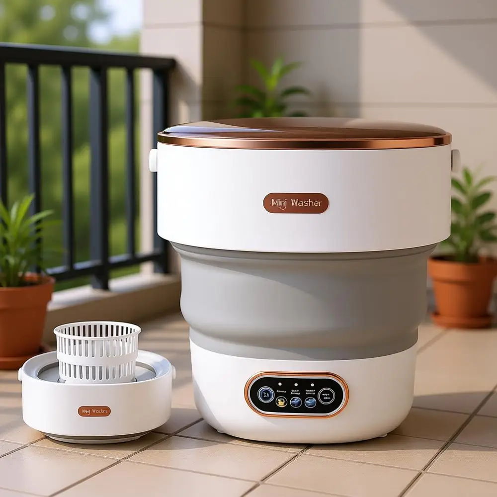 

Портативная мини-стиральная машина для путешествий, общежитий, кемпинга и детской одежды