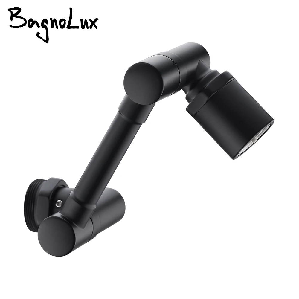 1080 Degree Faucet Extender Adapter Robotic Arm Tap Extension 2 Mode Aerator Sprayer Head Bubbler for Kitchen Tap Accessories