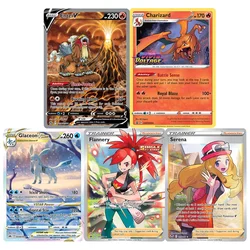 Karty Pokemon Foliowa karta flash Seria Miecz-shield Pikachu Entei Flannery Leafeon Chien-pao Glaceon Karty kolekcjonerskie Karta proxy