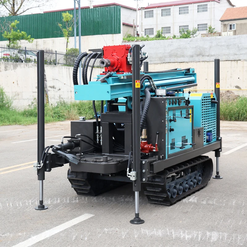 Customized Angle Adjustable Geotech Rig Diesel Powered Trailer Mounted Civil Engineering Boring Machine