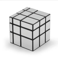 MoYu 3x3 Mirror Magic Cube Puzzle Speed Cube Golden/Silver Sticker Cube Professional Fidget Toys Cubo Magico Puzzle Toys