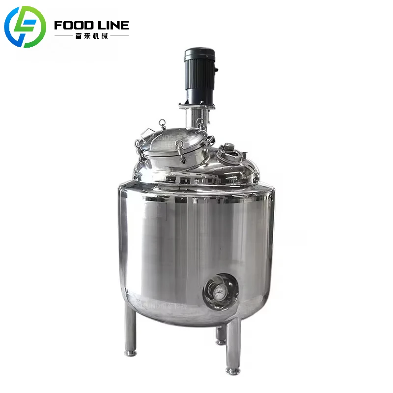 

Fermentation Tank Organic Fertilizer Commercial Yogurt Beer Wine Fruit Juice Syrup Jam Guar Gum Making Machine